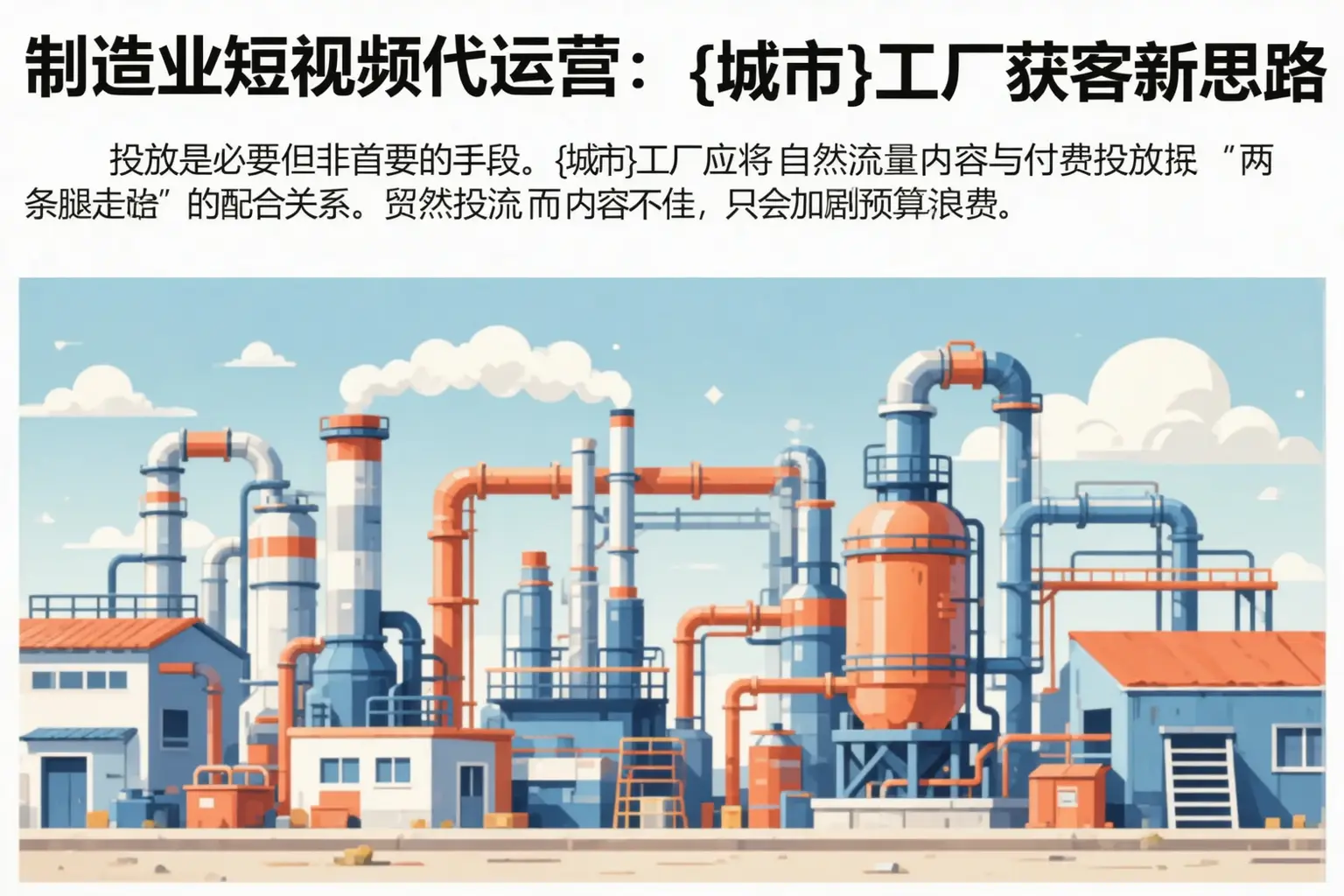制造业短视频代运营:砚山工厂获客新思路